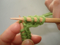Plain knitting