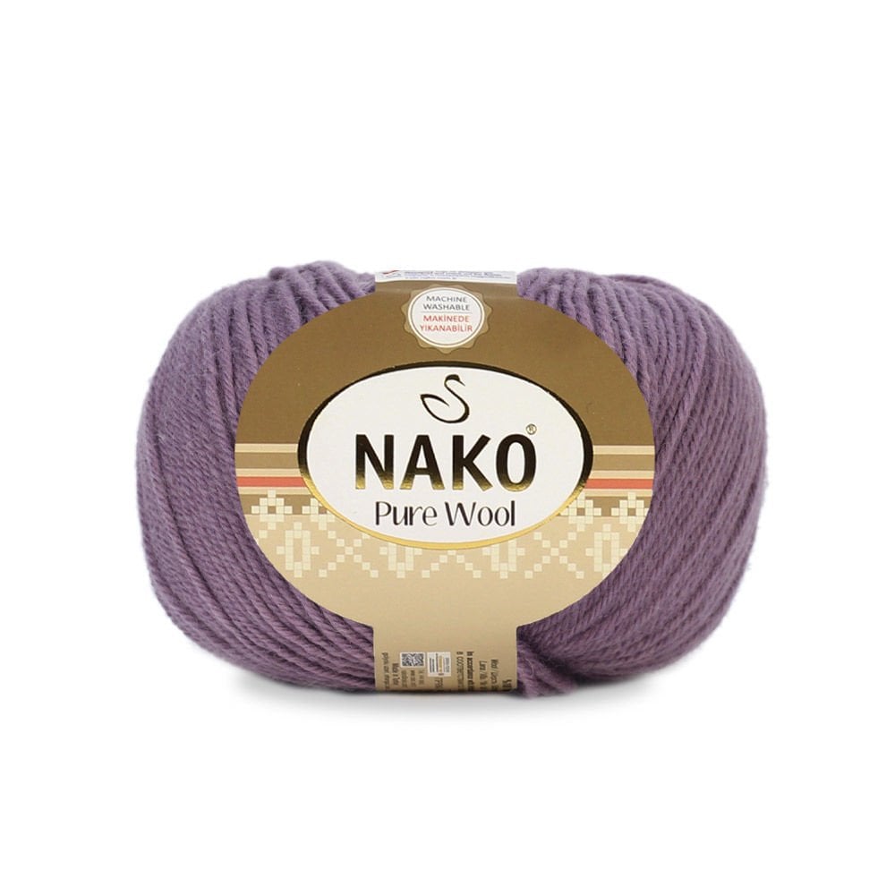 PURE WOOL 10393_Puslu Lila_187