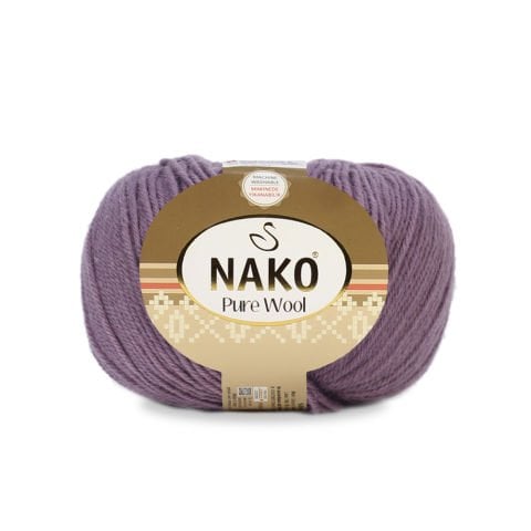 PURE WOOL 10393_Puslu Lila_187